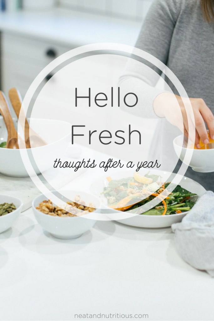 hello fresh thoughts after a year from a dietitian